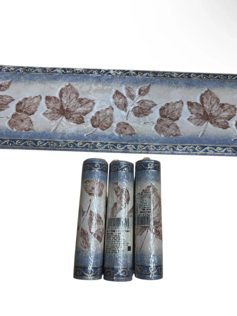 Vintage Wallpaper Border Vines French Country Textured Brewster 3 Rolls NEW